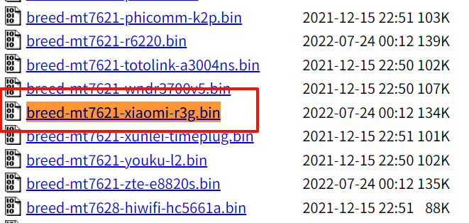 小米/红米AC2100刷BREED、老毛子(Padavan)、锐捷登录脚本并初始化RWFS文件系统指北
